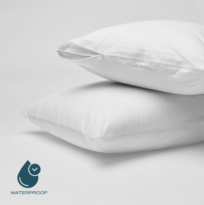 Waterproof Zippered Pillow Protector - Microfiber