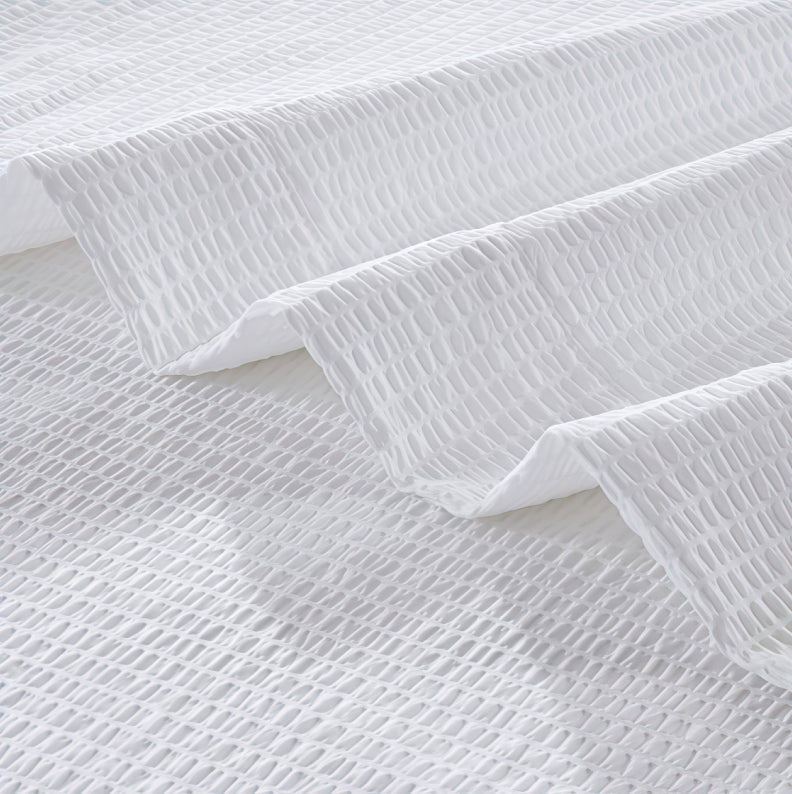 Top of Bed Crinkle Design - 100% Microfiber