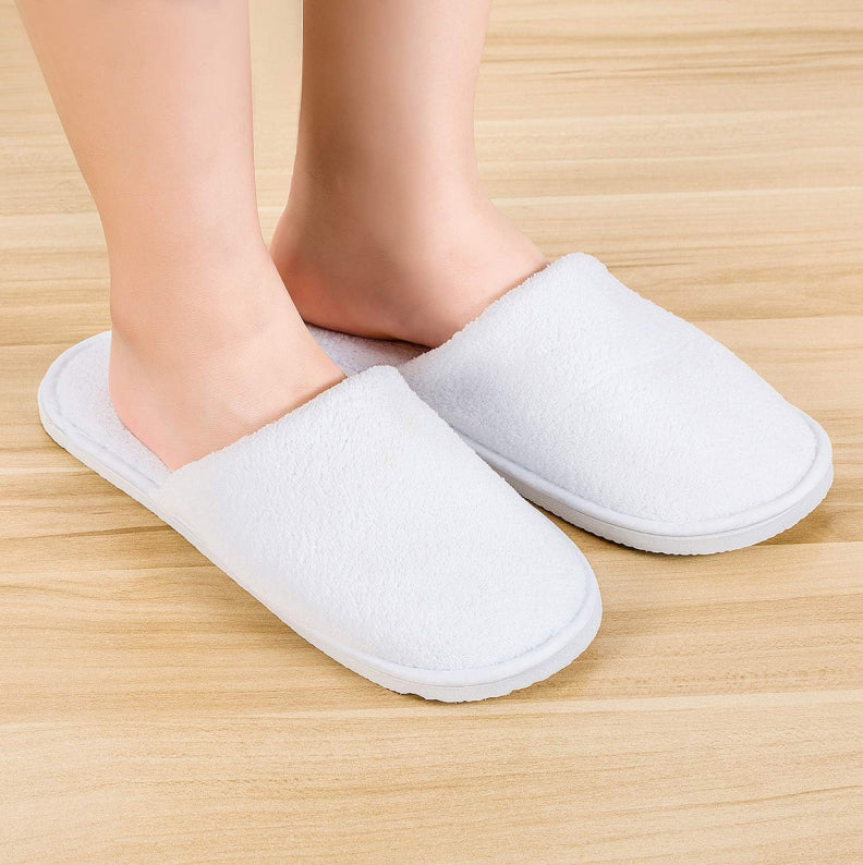 Fleece with Dot Sole Slippers