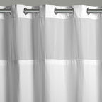 Hook-Free Waffle Shower Curtains