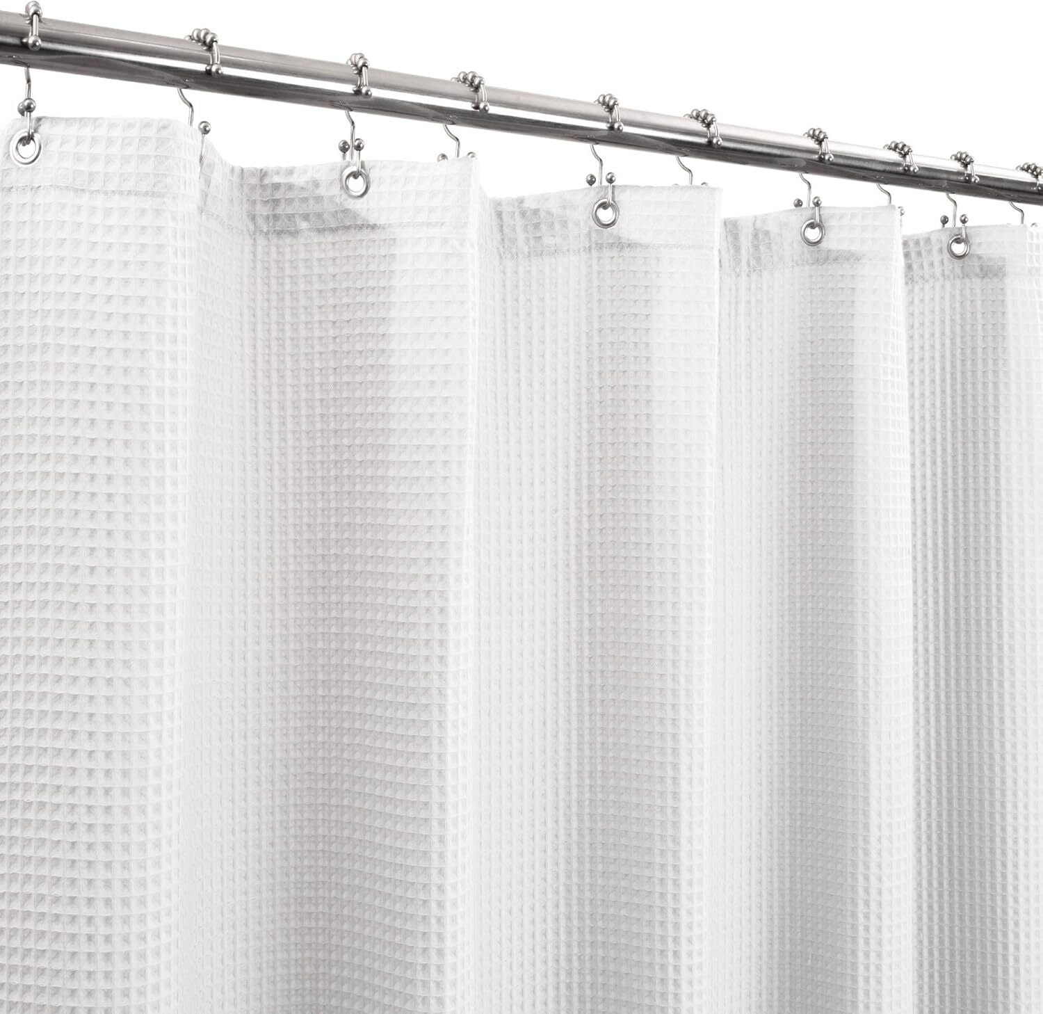 Small Old Hooks Waffle Shower Curtains